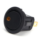 4pcs Round Rocker Switch 12V with LED light dot car auto rv boat toggle New 3C