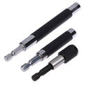 3PCS Hex Shank Magnetic Screwdriver Quick Release Extension Holder Bit rty