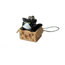 Cute 1pc Pretty Cartoon Cat In The Box Cell Phone Charm at Random Dream ON