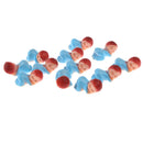 24 Pieces Mini Sleeping Baby Figures Baby Shower Favor Party Bag Filler blue