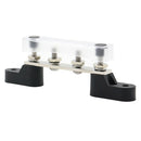 4 Way Stud Bus Bar 100A 48V M6 Stud Terminal Buss Bar with Cover for Marine A