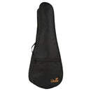 23 Inch Black Uke Bag Portable Ukulele Gig Bag Soft Case Waterproof Backpac