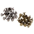 40 Sets 8mm Leather Craft Belt Wallet Solid Brass Nail Rivets Chicago Screw