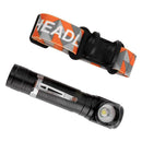 4 Mode USB Charging Headlight LED Telescopic Zoom Magnetic Headlamp Torch