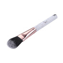Foundation Brush Flat Concealer Blender Makeup Brush Cosmetic Tool (White) A