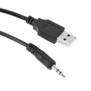 2M Motor Car Panel Extension Cable USB 2.0 3.5mm M / F Extension Cable 6.6FT