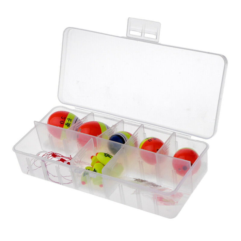 Plactic Fishing Float Set Kits Wobble Bobber Sea Fishing Tackle and Box