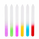 6pcs/Set Crystal Glass Nail File Art Buffer Manicure UV Polish Sanding Tool