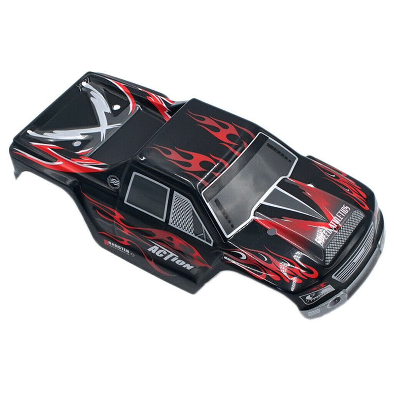 RC Car Body Shell Cover Compatible with 1/18 Wltoys A979-05 Red Painted