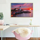 DIY Lighthouse Cross Stitch 5D Full Square Drill Diamond Painting Art Craft A