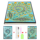 DIY Mandala Special Shaped Diamond Painting 50 Pages Sketchbook A5 Notebook