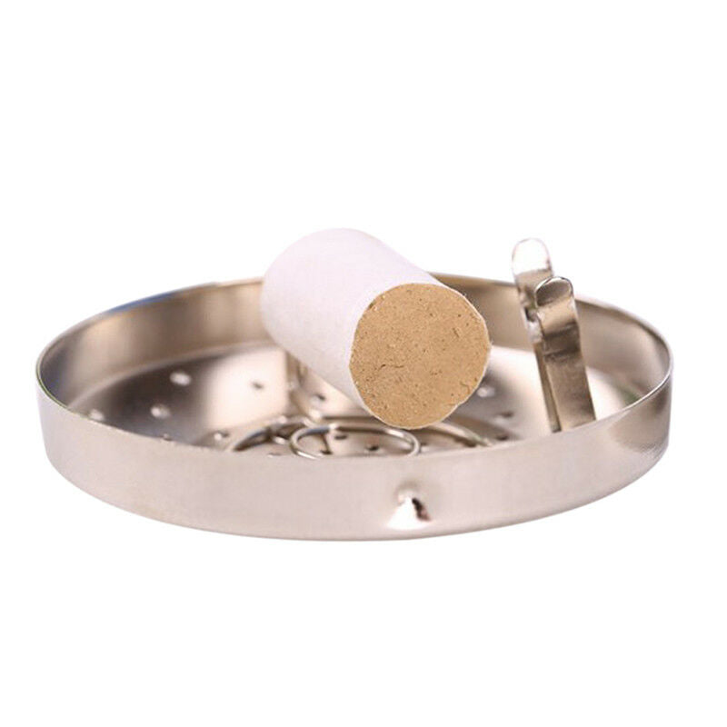 Stainless Steel Moxibustion Box Moxa Roll Stick Burner Massage Acupuncture FT