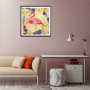 5D DIY Full Drill Diamond Painting Pink Bird Embroidery Mosaic Craft Kit