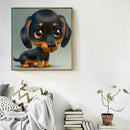 5D DIY Full Drill Diamond Painting Cartoon Dog Cross Stitch Embroidery (2)