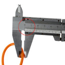 2 Pcs Alarm Disc Lock 1.2M Cable Anti-Theft Spring Reminder Ropes Alert Saf M1D3