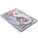 DIY Elephant Special Shaped Diamond Painting 50 Page A5 Notebook Sketchbook