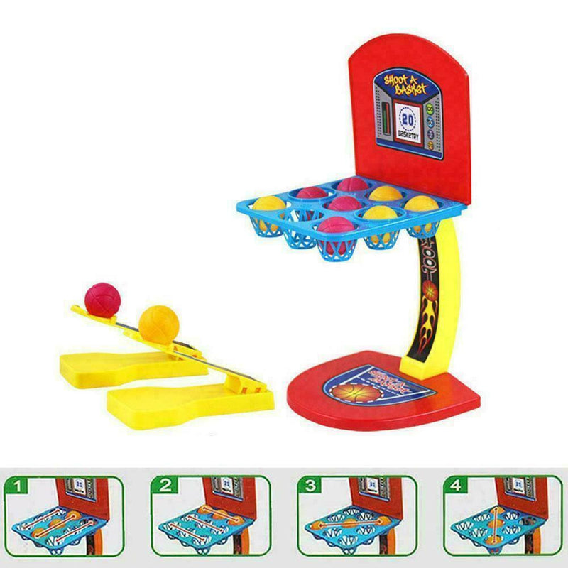 Folding Basketball Finger Rack Mini Shooting Set For Child Toys UK Game Z0U6