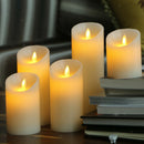 Electronic Flameless LED Candle Flickering Tea Light Wedding Home 7.5x15cm
