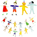 kid hand in hand banner paper garland hanging buntingbirthday party diy decor Gw