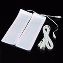 Pair of 5V USB Electric Heating Element Film Heater Pads 6*20CM Warm Feet OZ