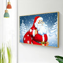 Diamond Painting Santa Wearing Glasses 5D Full Round Drill Picture 40x30cm