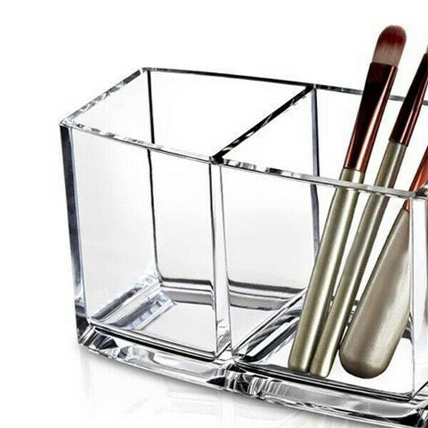 Acrylic Makeup Organizer Cosmetic Holder Makeup Tools Storage Box Brush and C3M2