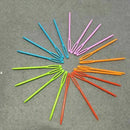 40 x Multicolour Childrens Plastic 9.2cm Needles. For Sewing, Binca, Tapest