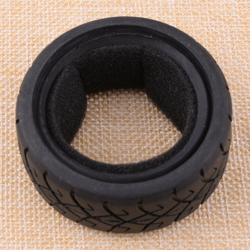 2pcs~65mm x26mm X-Pattern Radial Tires fit for HPI Racing 1/10 RC Car Wheels Hf