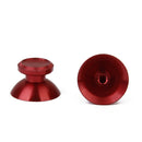 2pcs Red Chrome Joystick Cap Cover Shell For Sony PS4 Xbox One Controller
