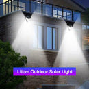 38LED Solar Motion Sensor Wall Lamp Outdoor Waterproof Yard Security Light