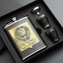 8oz Stainless Steel Hip Flask Liquor Alcohol Drink 2 Cups 1 Funnel Set
