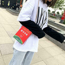 Women Shoulder Crossbody Handbag Creative Dictionary Lady Travel Shopping Purse