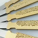 5Pcs 4 Inch/100mm Brazed Diamond Jig Saw Blade 46 Grit for Cutting Marble T
