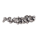 19Pcs Pickguard Cover Plate Stainless Steel Screws for Electric Guitar Bass Del