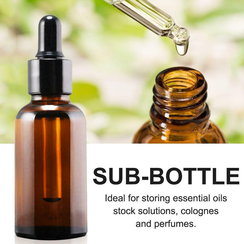60ML Essential Oil Sub-bottle Empty Bottles Glass Dropper Bottle Travel Portable