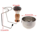 3In1 Clean Tool Shave Frame Soap Bowl Bristle Hair Shave Brush Shaving Brush Dz