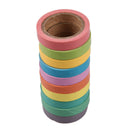 10x Rainbow Washi Sticky Paper Masking Adhesive Decorative Tape Scrapbookin