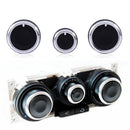 Air Conditioning Knobs Audio Circle Trim For Volkswagen Golf 4 Passat (2001-2008