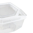 Aquarium Reptile Hatchery Breeding Box Turtle Lizard Spider Terrarium White