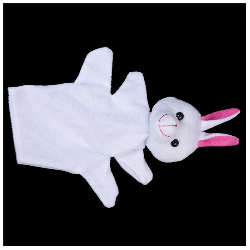 White Rabbit Hand Puppet Finger Puppet K9S8