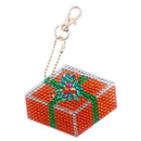 4pcs DIY Christmas Full Drill Special Shaped Diamond Painting Keychain Gift