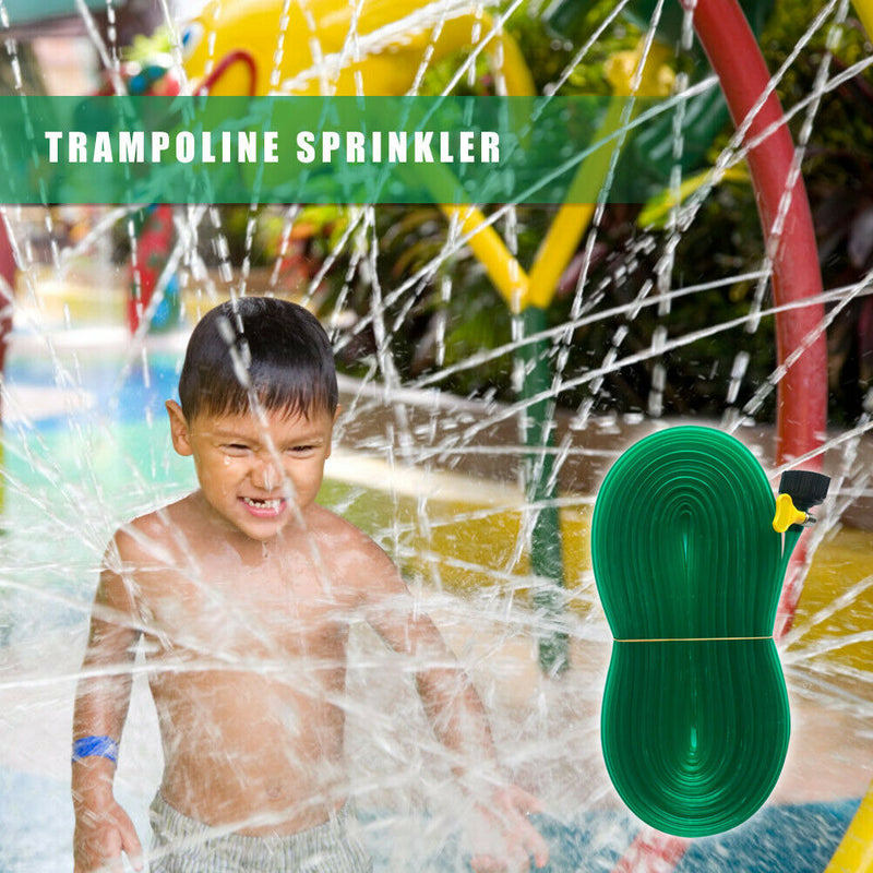 12m Trampoline Sprinkler Outdoor Garden Water Park Toys Cooling Watering Pipe