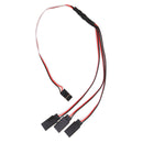 300mm Triple Servo Extension To 3 Way Y Wire Cable For Futaba