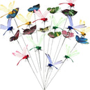 10 loaded garden butterfly piles, 12 garden dragonflies , garden decoration