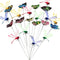 10 loaded garden butterfly piles, 12 garden dragonflies , garden decoration