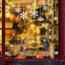 Christmas Snowflake Wall Stickers Snowflake Patterns Glass Window Decoration Gw