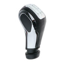 Car 5  Gear Shift Knob Lever Chrome Cap Fit for Peugeot 307 308 Black