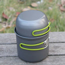 For Outdoor Backpacking Camping Hiking Cooking Picnic Cookware Bowl Pot Pan Tool