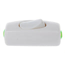 4 Pcs AC 250V White Plastic In-Line Cord Light Switch A8X3