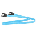 CableDecon 50cm SATA 3.0 Cable 6Gbps Hard Drive Data Cord (Blue Straight)